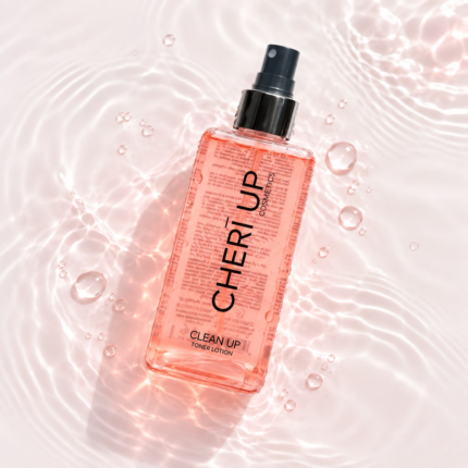 CHERĪ UP Clean Up Toning Lotion 280ml σε δροσερό υδάτινο σκηνικό