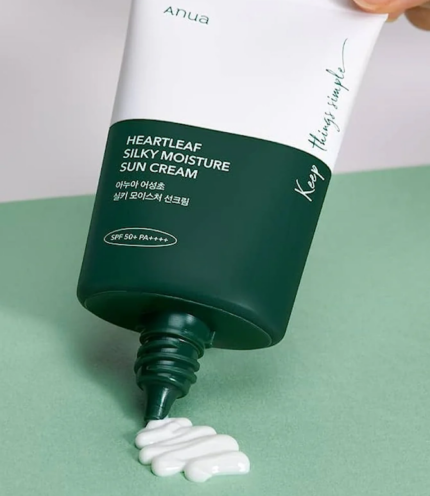 Heartleaf Silky Moisture Sun Cream SPF50+/PA++++