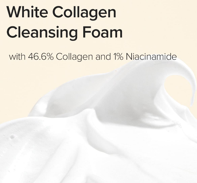 White Collagen Cleansing Foam