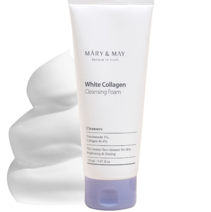 White Collagen Cleansing Foam